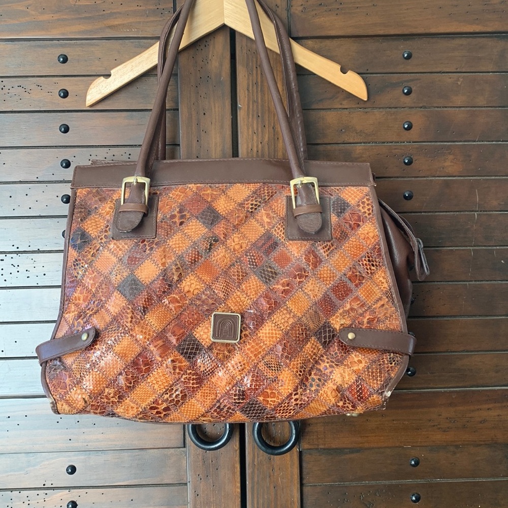 Vintage granny bag snakeskin and street cred